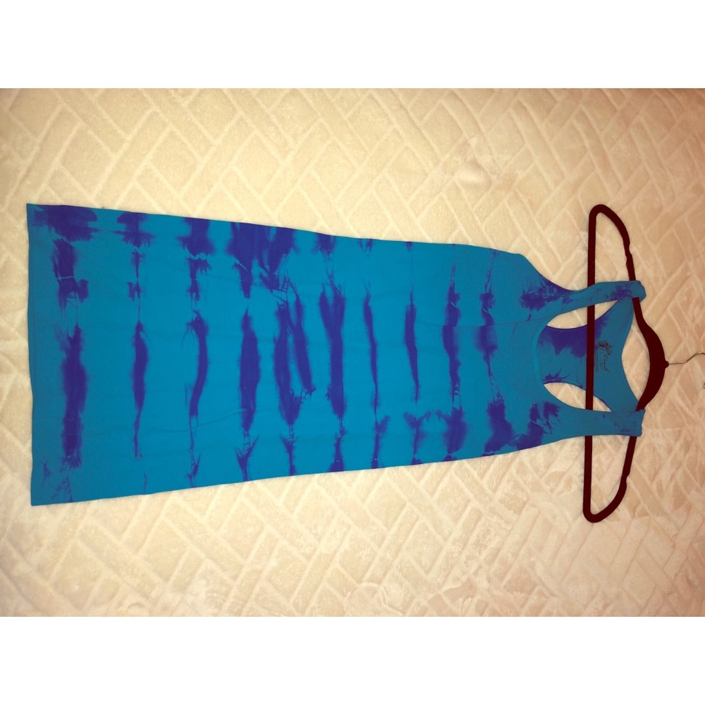 stretchy tie die dress